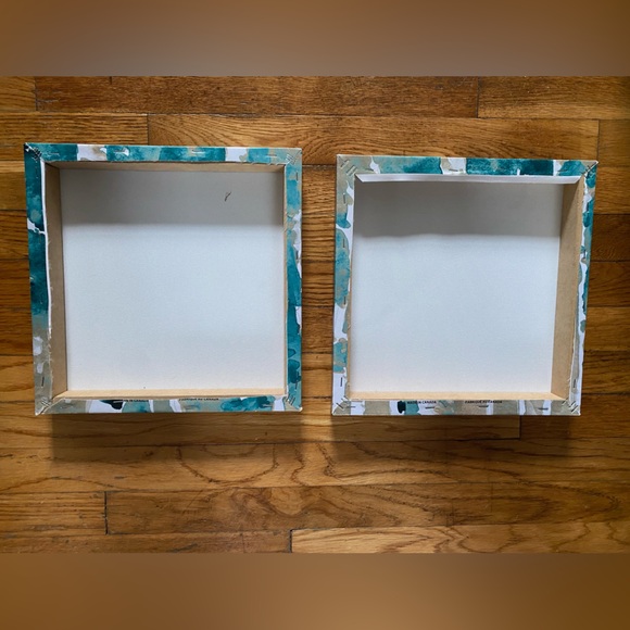 Up to the Teal Skies II by Lanie Loreth 12”x12” Wrapped Canvas Art - Picture 3 of 3